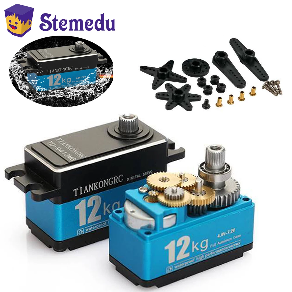 Rc Hobby Products - 12kg TD-9412MG hohes Drehmoment Vollmetall-Digital-Servo-Kohlebürsten motor