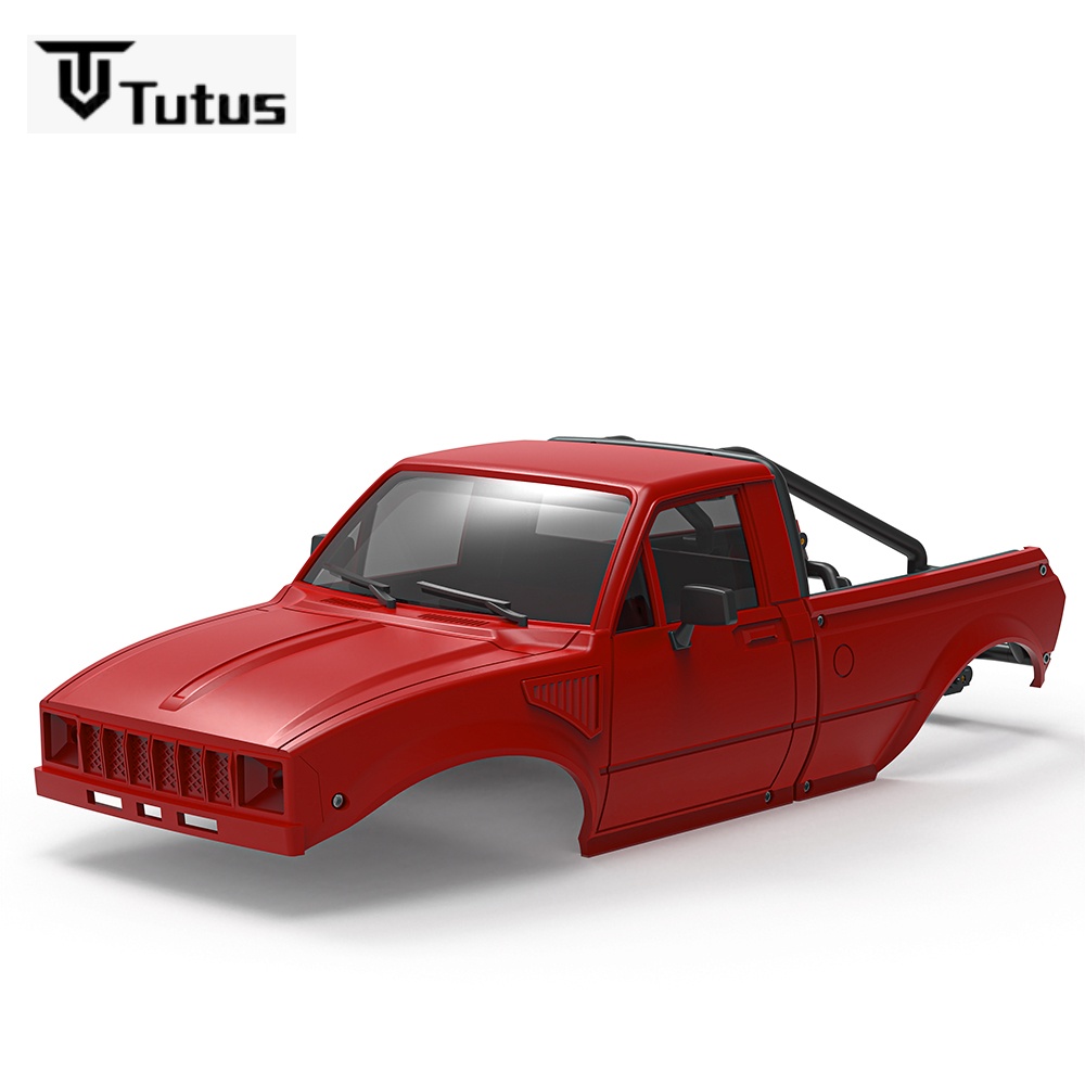 Body Shell Rc - Pickup-Hartschalengehäuse mit Ladeflächengestell für 1/24 RC
