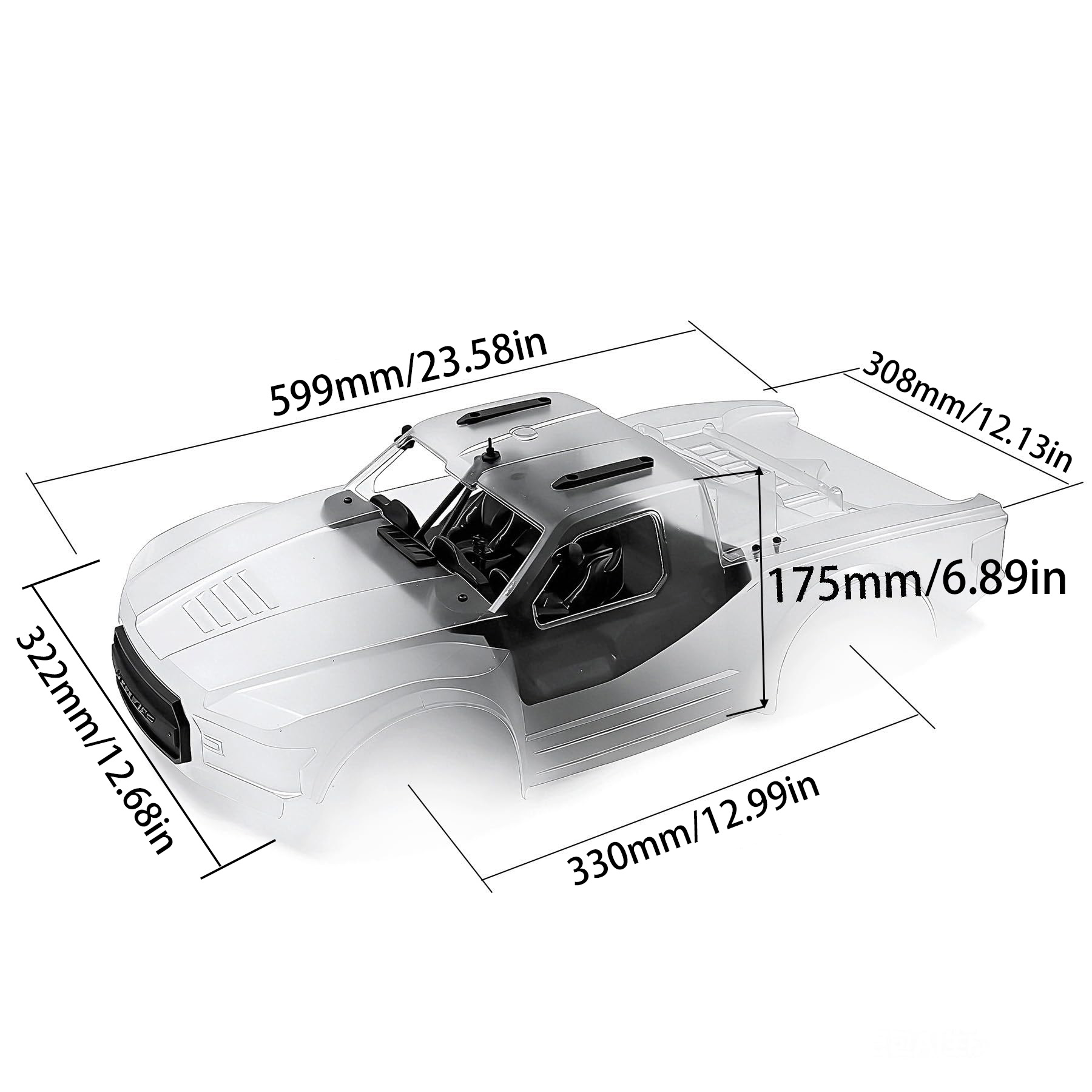1:10 Short Course Truck PC-Kar – Body Shell Rc Bewertung und Preis