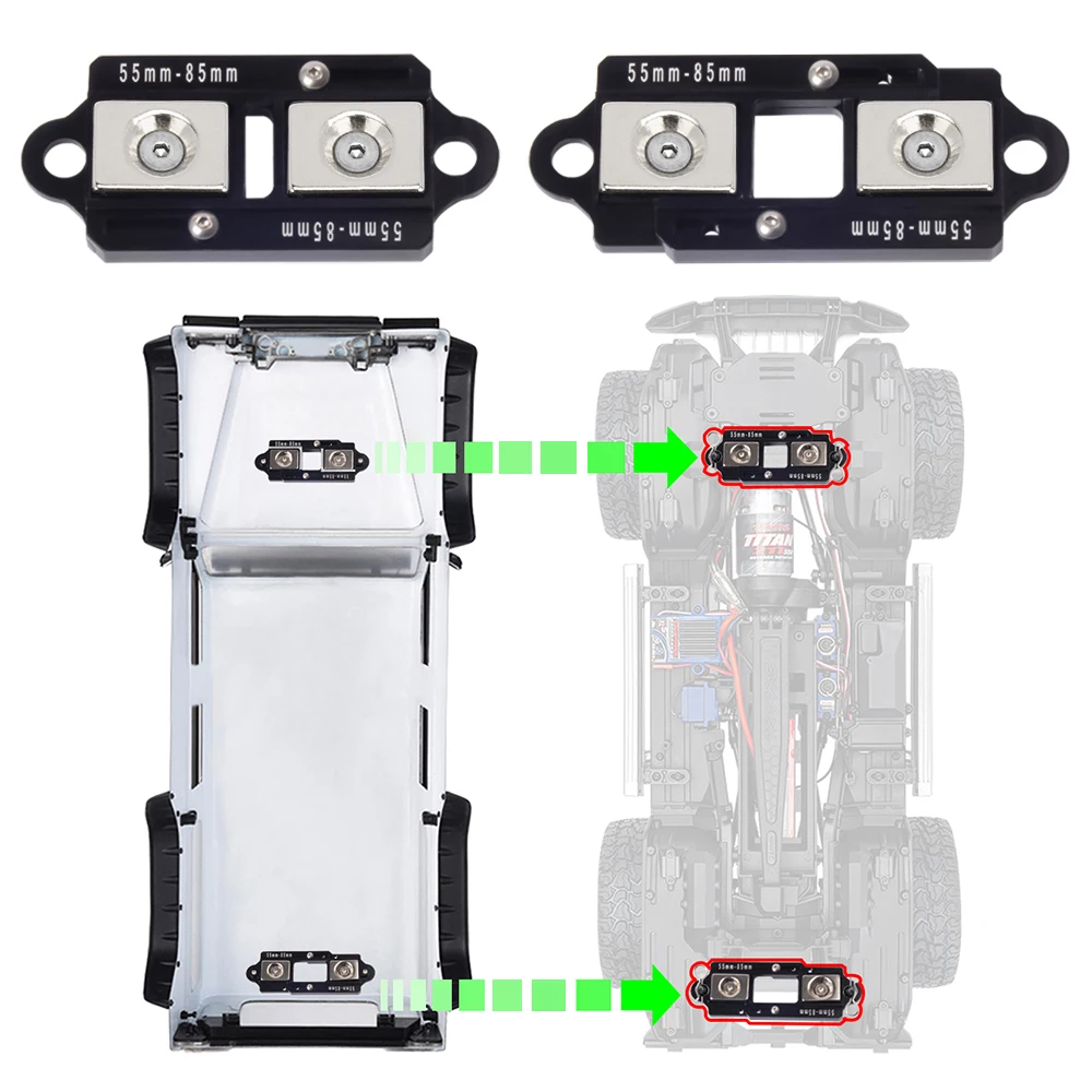 4PCS 55-85mm Einstellbare Magn – Body Shell Rc Bewertung und Preis