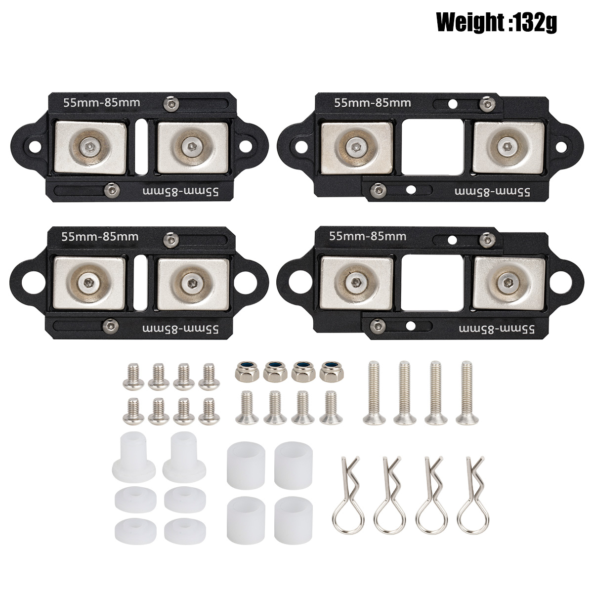 4PCS 55-85mm Einstellbare Magn – Body Shell Rc Bewertung und Preis