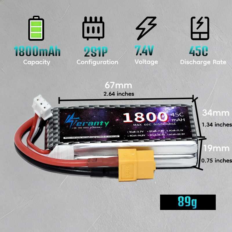 TERANTY 2S 3S 4S 1800mAh Lipo- – Lipo Battery 4S Bewertung und Preis