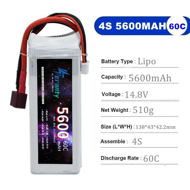 TERANTY 5600MAH 60C 2S 3S 4S 6 – Lipo Battery 4S Bewertung und Preis