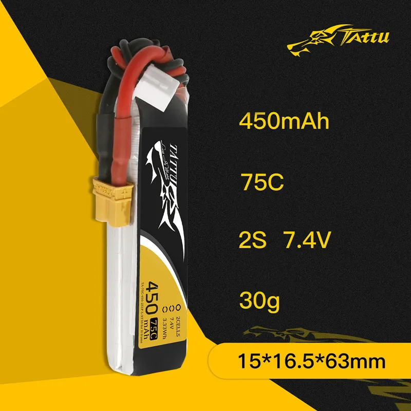 3Pcs NEUE TATTU 450/500/550mAh – Lipo Battery 4S Bewertung und Preis